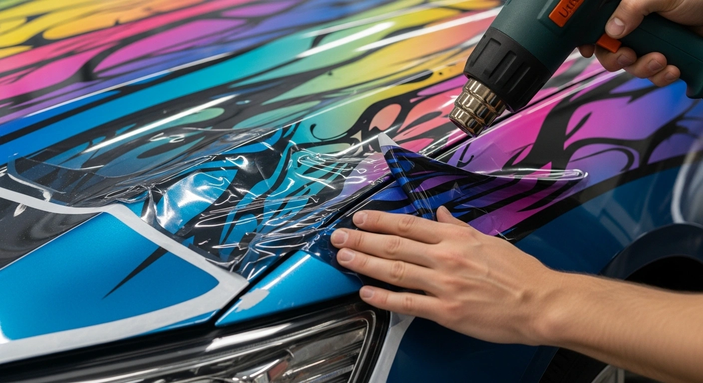 Curso de car wrapping presencial: instalación de vinilo sobre un coche