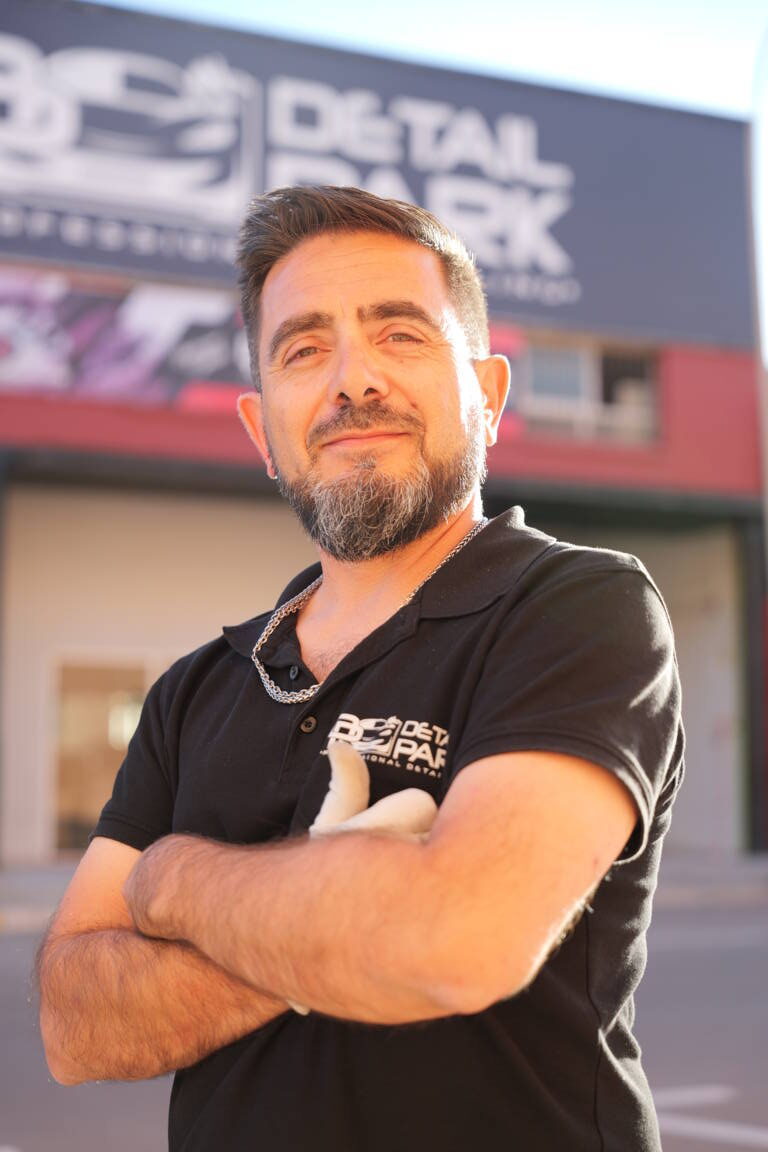 Gerardo Espinosa, detailer profesional en Detail Park