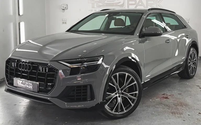 Audi Q8 gris Nardo tras el cambio de color con pintura en Detail Park Alicante